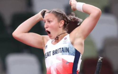 Holly Bradshaw claimed Britain's second track and field medal in Tokyo